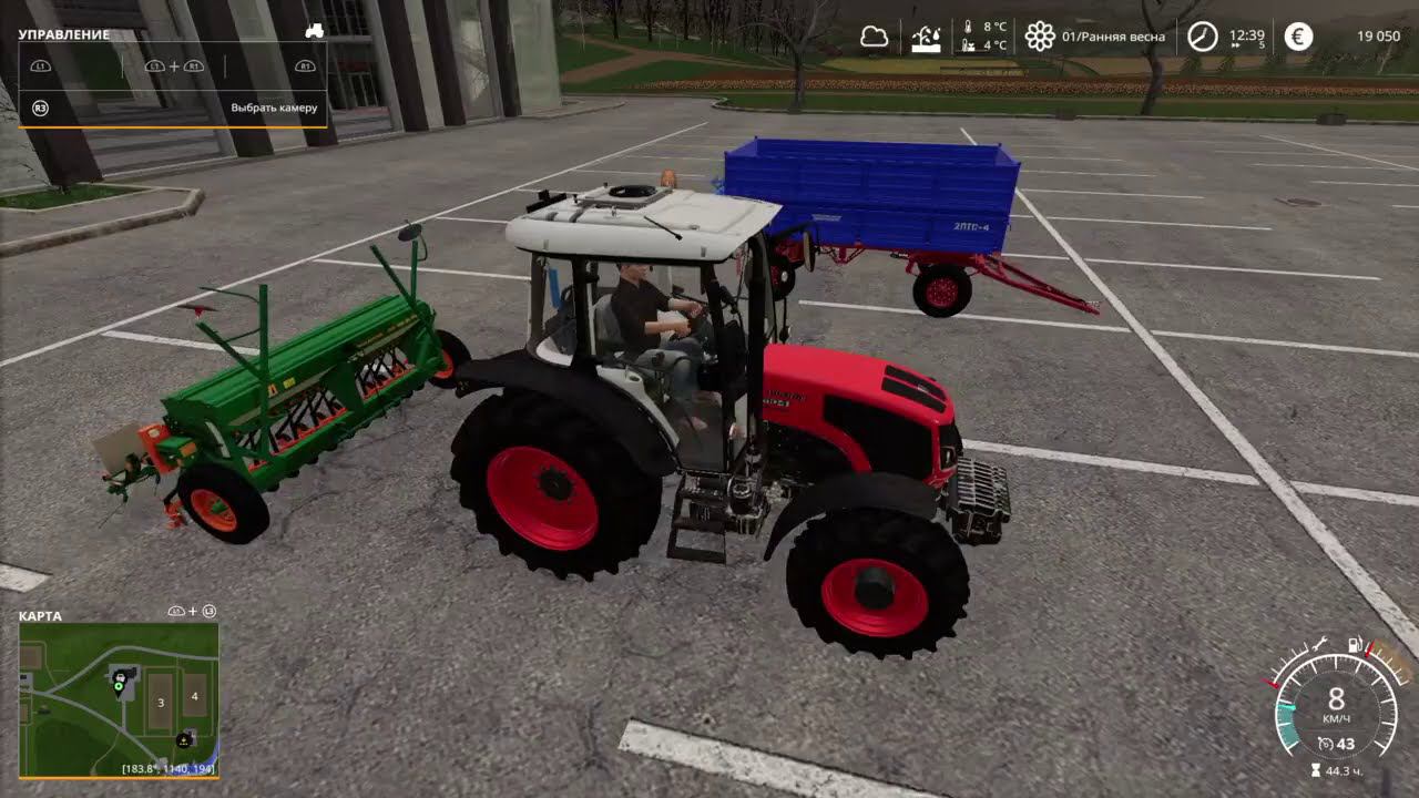(PS4 Pro) FS19 карта Сосновка #01 смотреть онлайн