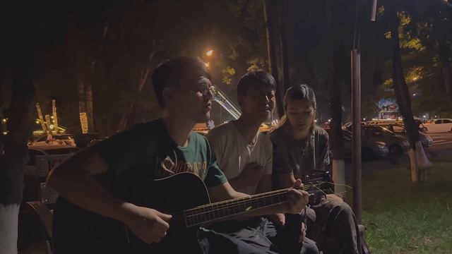 Мирбек Атабеков - Жаным простые аккорды кавер на гитаре смотреть онлайн