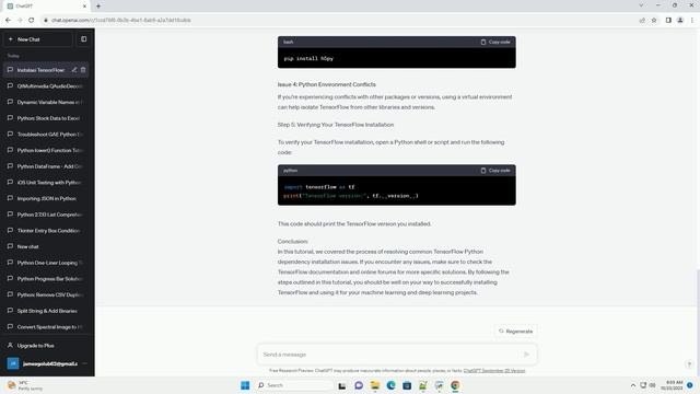couldn t Install TensorFlow Python dependencies смотреть онлайн