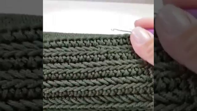 Шикарный узор крючком для сумки и не только. смотреть онлайн