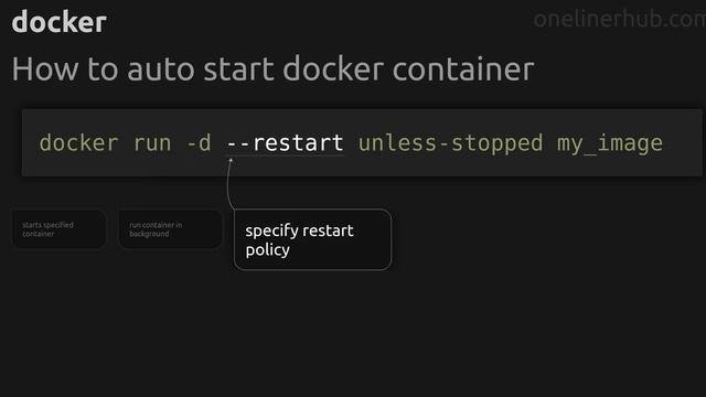 How to auto start docker container #docker смотреть онлайн