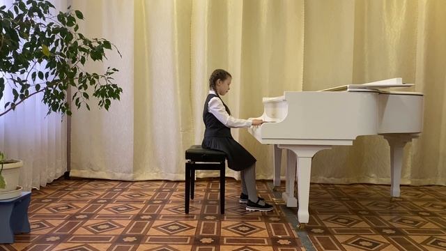 П.И.Чайковский «Старинная французская песенка» из детского альбома, исполняет Пономарева София смотреть онлайн