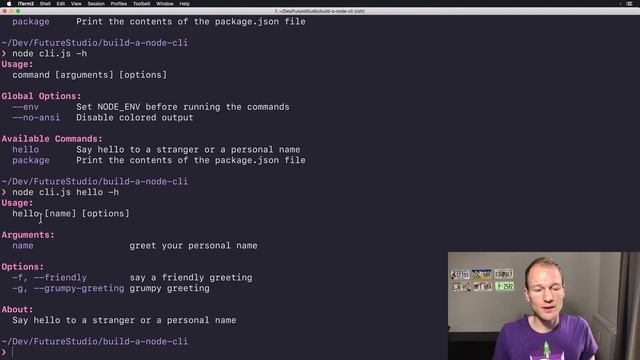 #7 Help Output — Build a Node.js CLI with Ace смотреть онлайн