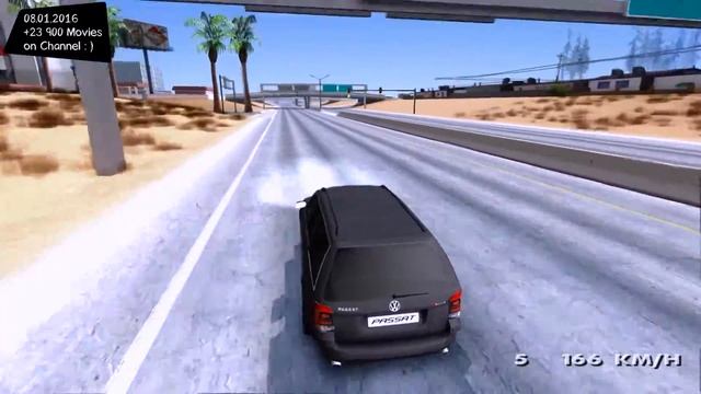 Volkswagen Passat B5 FL W8 - GTA San Andreas 1440p / 2,7K 60FPS _REVIEW смотреть онлайн