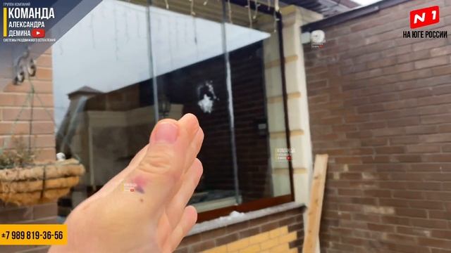 Раздвижное Безрамное остекление беседки с чудо комплексом барбекю смотреть онлайн