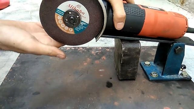Homemade Angle Grinder Stand / Angle Grinder Support..