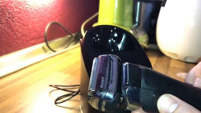 How to use Braun series 9 clean & Charge station install the cartridge and clean the shaver DIY смотреть онлайн