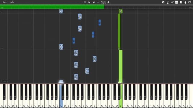 Super Mario Bros. The Lost Levels - Title (Super Mario All Stars) Piano Tutorial Synthesia смотреть онлайн