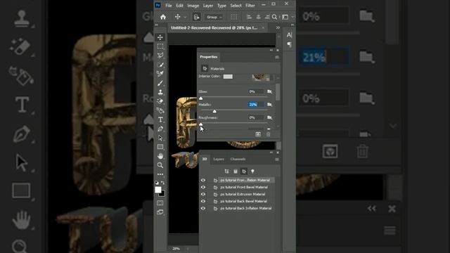 chrome effect create in photoshop | #photoshop | how to create chrome effect in photoshop смотреть онлайн