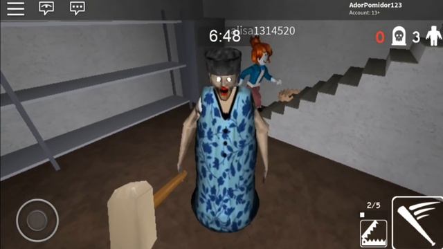 ИГРАЮ ЗА БАБКУ ГРЕННИ + КАК ИГРАТЬ ОНЛАЙН - Granny Roblox смотреть онлайн