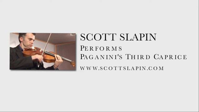 Scott Slapin plays Paganini's Caprice No. 3 смотреть онлайн