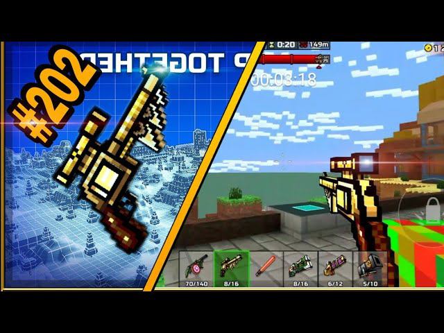 Pixel gun 3d. {#202} Стим-револьвер + золотой скин [Обзор]. смотреть онлайн