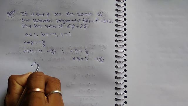 If α and β are the zeroes of the quadratic polynomial f(t)=t^2-4t+3, find the value of α^4β^3+α^3β^ смотреть онлайн