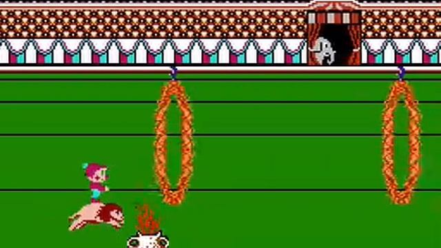 Circus Charlie gameplay for nintendo смотреть онлайн