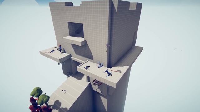 ? SUMMONER DEFEND THE TOWER vs ARMIES(Totally Accurate Battle Simulator) ? смотреть онлайн