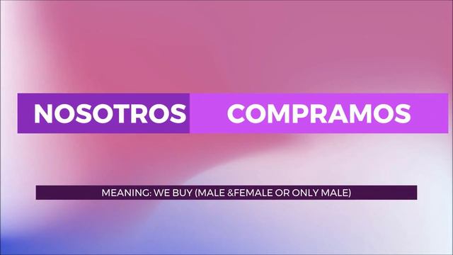 Verb comprar in the Simple Present- Spanish Grammar смотреть онлайн