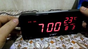 Электронные часы VST-763W обзор.