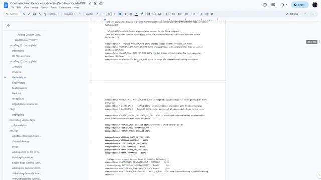 Generals Zero Hour Modding Tutorial - Modding Manual Update смотреть онлайн