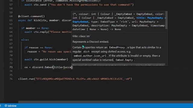 How to make a discord bot with pycord! (part 7: Kick and Ban commands) смотреть онлайн