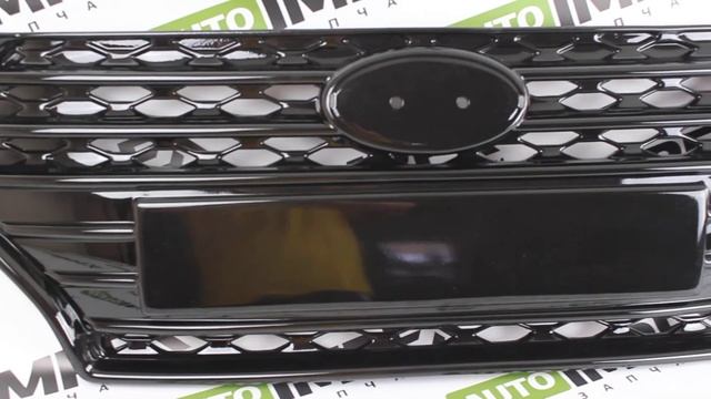 Hyundai Solaris II 2017-2020 года. Решётка тюнинг Чёрный лак смотреть онлайн