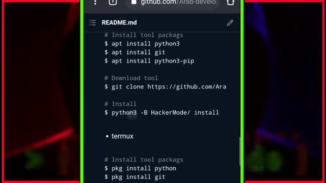 تثبيت اداه Hacker Mode علي Termux смотреть онлайн