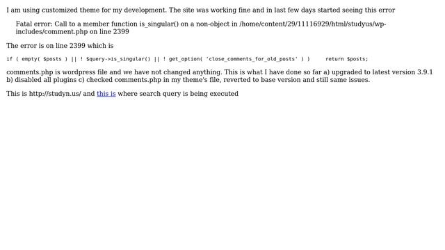 Wordpress: Fatal error in comments.php (2 Solutions!!) смотреть онлайн