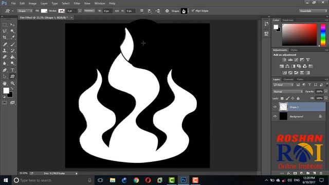 fire effect photoshop tutorial смотреть онлайн
