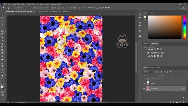 how to create pattern - Photoshop Tutorial смотреть онлайн