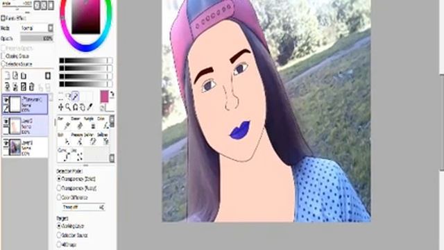 Как нарисовать арт в Easy Paint Tool Sai? смотреть онлайн