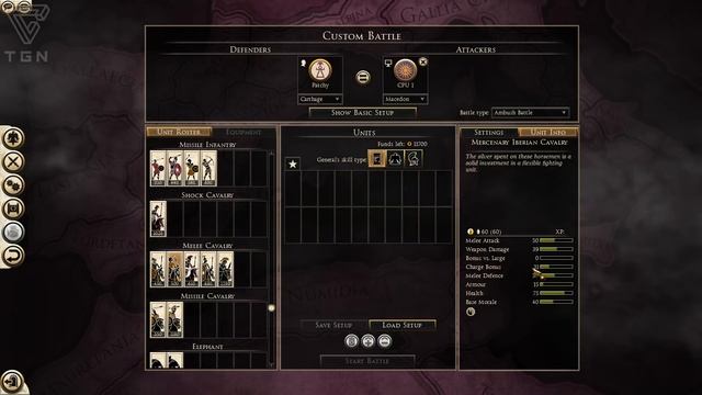 Total War Rome 2 Carthage Faction Focus Part 1 Specialist Troops смотреть онлайн