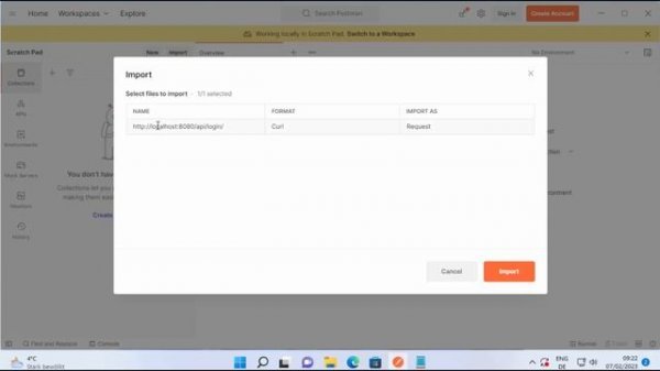 How To Execute Curl Commands In Postman | Postman Tutorial (2023)