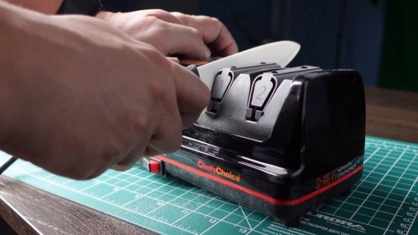 Как заточить керамический нож?! Тест точилки Chef's Choise 316