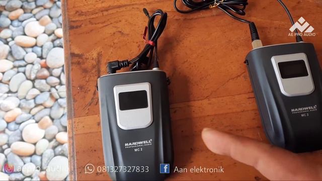 WIRELESS MICROPHONE MC 2 HARDWELL [AE PRO AUDIO] смотреть онлайн