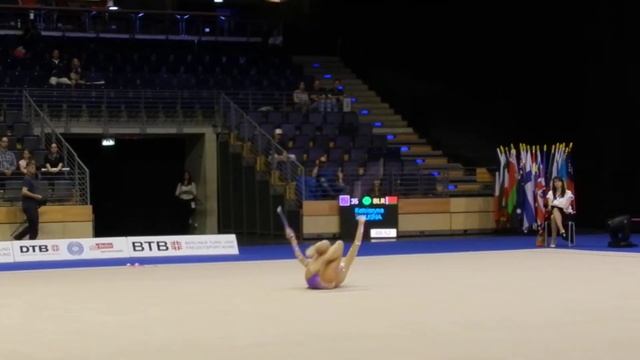 Екатерина Галкина Булавы Художественная гимнастика Берлин 2017 смотреть онлайн