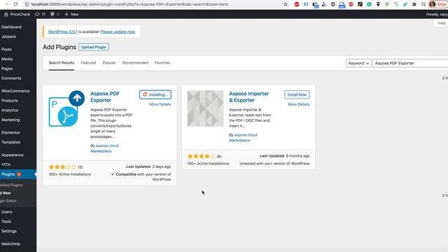 Aspose PDF Exporter for WordsPress смотреть онлайн