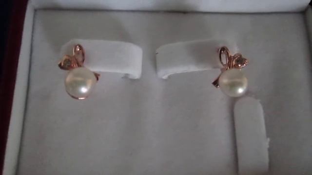 Серьги с культивированным жемчугом, стразы смотреть онлайн