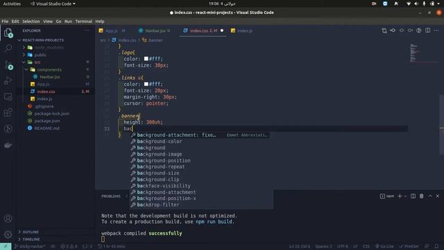 Sticky Navbar in React JS | Sticky Navbar | React JS | Navbar | 2022 смотреть онлайн