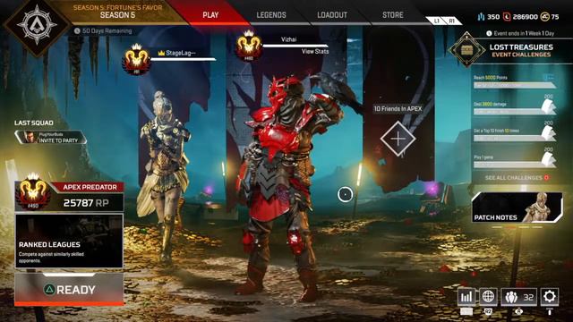Apex Legends //Ranked Predator Bloodhound main смотреть онлайн
