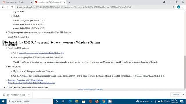 How to install JDK 17 LTS in Windows 10/11 | Set JAVA_HOME Path | JDK | Oracle JDK 17 | JAVA 17 смотреть онлайн