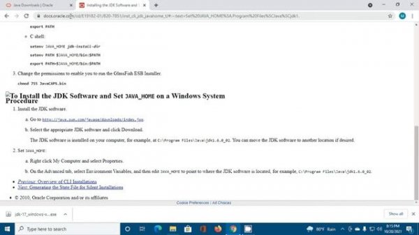 How to install JDK 17 LTS in Windows 10/11 | Set JAVA_HOME Path | JDK | Oracle JDK 17 | JAVA 17