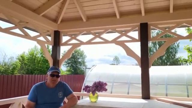 ОТЗЫВ заказчика Алексея. Беседка "Айсберг''. Мастерская Беседок. смотреть онлайн
