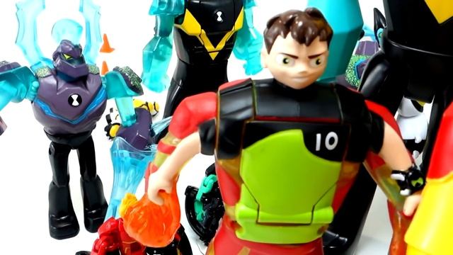 Игрушки БЕН 10 СЮРПРИЗЫ - коллекция Бен Тен игрушки и часы Омнитрикс из мультика BEN 10 TEN