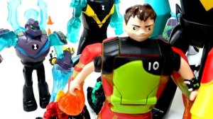 Игрушки БЕН 10 СЮРПРИЗЫ - коллекция Бен Тен игрушки и часы Омнитрикс из мультика BEN 10 TEN