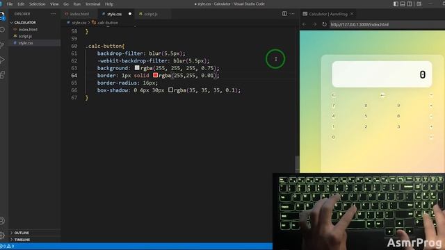 ASMR Programming - Calculator App Coding - No Talking смотреть онлайн