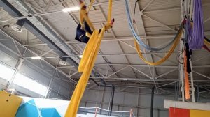Aerial silks, ep.3 ৸ | my aerial diary. gymnastics, воздушные полотна