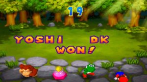 Mario Party 2 MiniGames - Peach Vs Mario Vs Yoshi Vs Donkey Kong (Master Cpu)