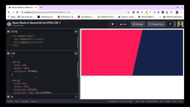 Create slanted or razor-blade div shapes with css3 смотреть онлайн