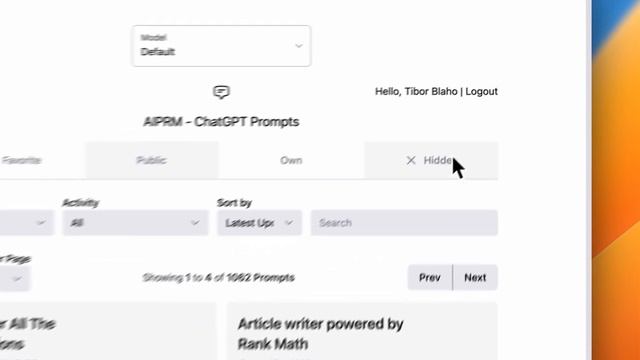 Feature Preview of long awaited Favorites, Hidden and even Custom Lists in AIPRM - 2023-02-28 смотреть онлайн