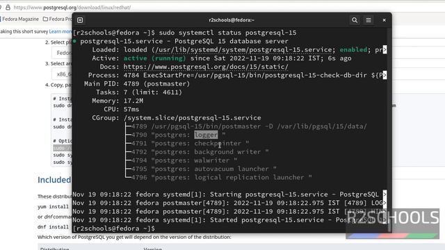 81. PostgreSQL DBA: How to install PostgreSQL 15 on Fedora 37 смотреть онлайн