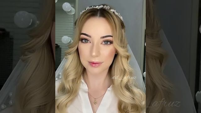 Wedding hairstyle | прическа невесты | kelin soch turmaklari | свадебный макияж . bridal makeup смотреть онлайн